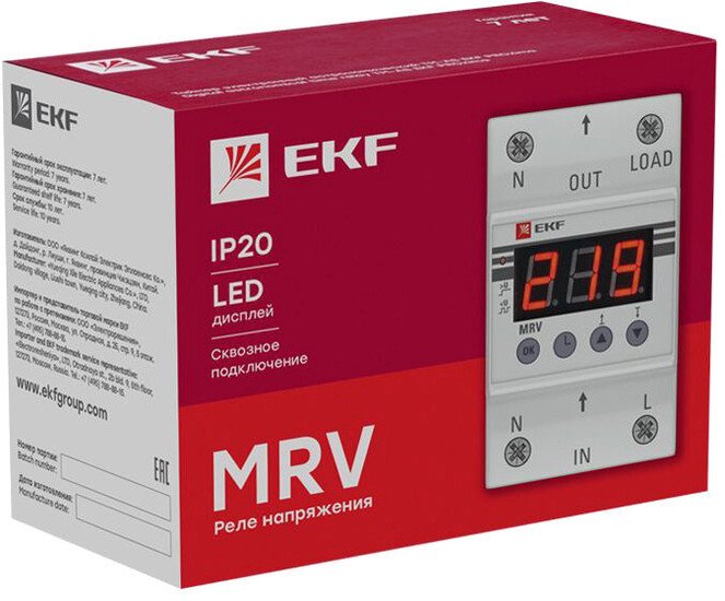 Реле напряжения EKF MRV-32A
