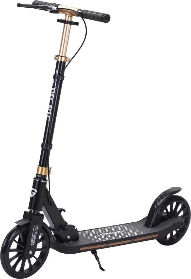 Двухколесный подростковый самокат Ricos Dart JSCT1 (черный)