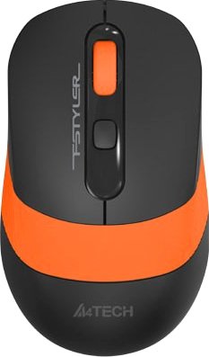 Мышь A4Tech Fstyler FG10 (черный/оранжевый)