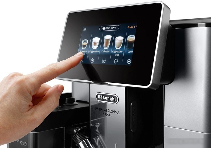 Эспрессо кофемашина DeLonghi PrimaDonna Soul ECAM610.55.SB