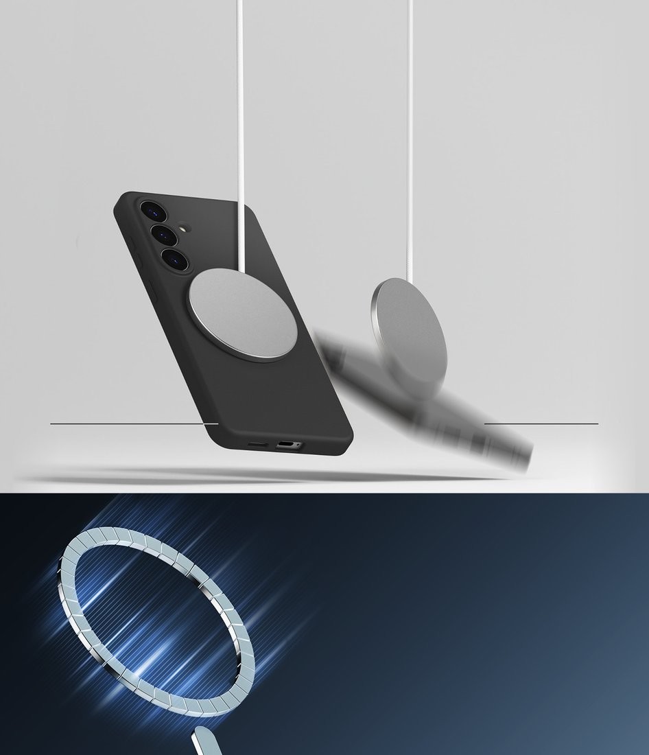 Чехол для телефона Ringke Silicone Magnetic для Galaxy S26 (Black)