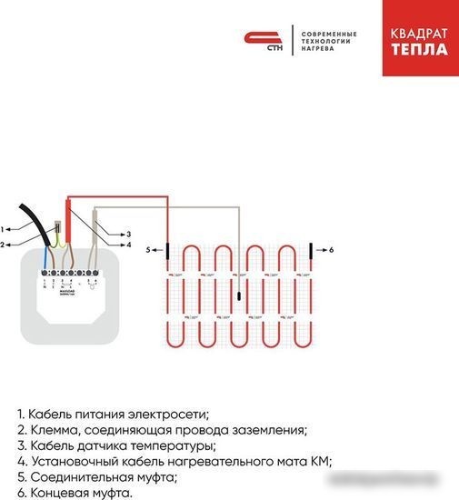 Нагревательный кабель СТН КС-2000 111 м 1998 Вт