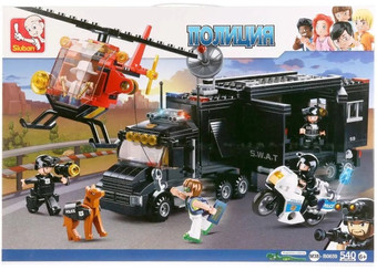 Конструктор Sluban Мобильный штаб M38-B0659