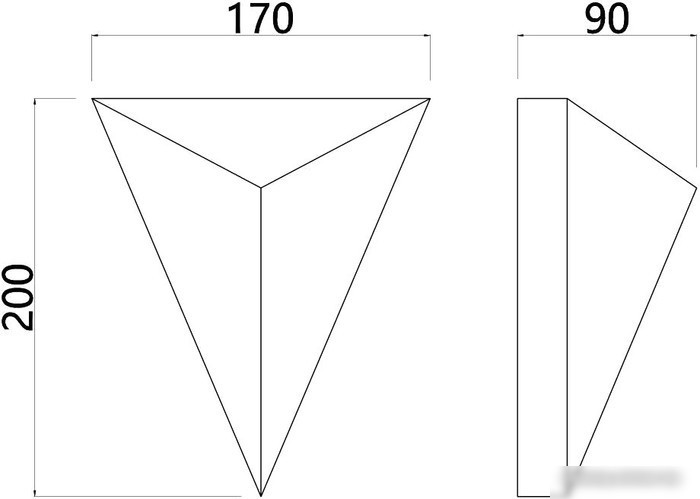 Бра Arte Lamp Trapeze A2033AP-1WH
