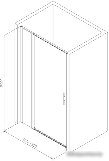 Душевая дверь Allen Brau Priority 3.31002.BA