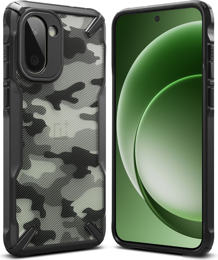 Чехол для телефона Ringke Fusion X для OnePlus 15R (Camo Black)