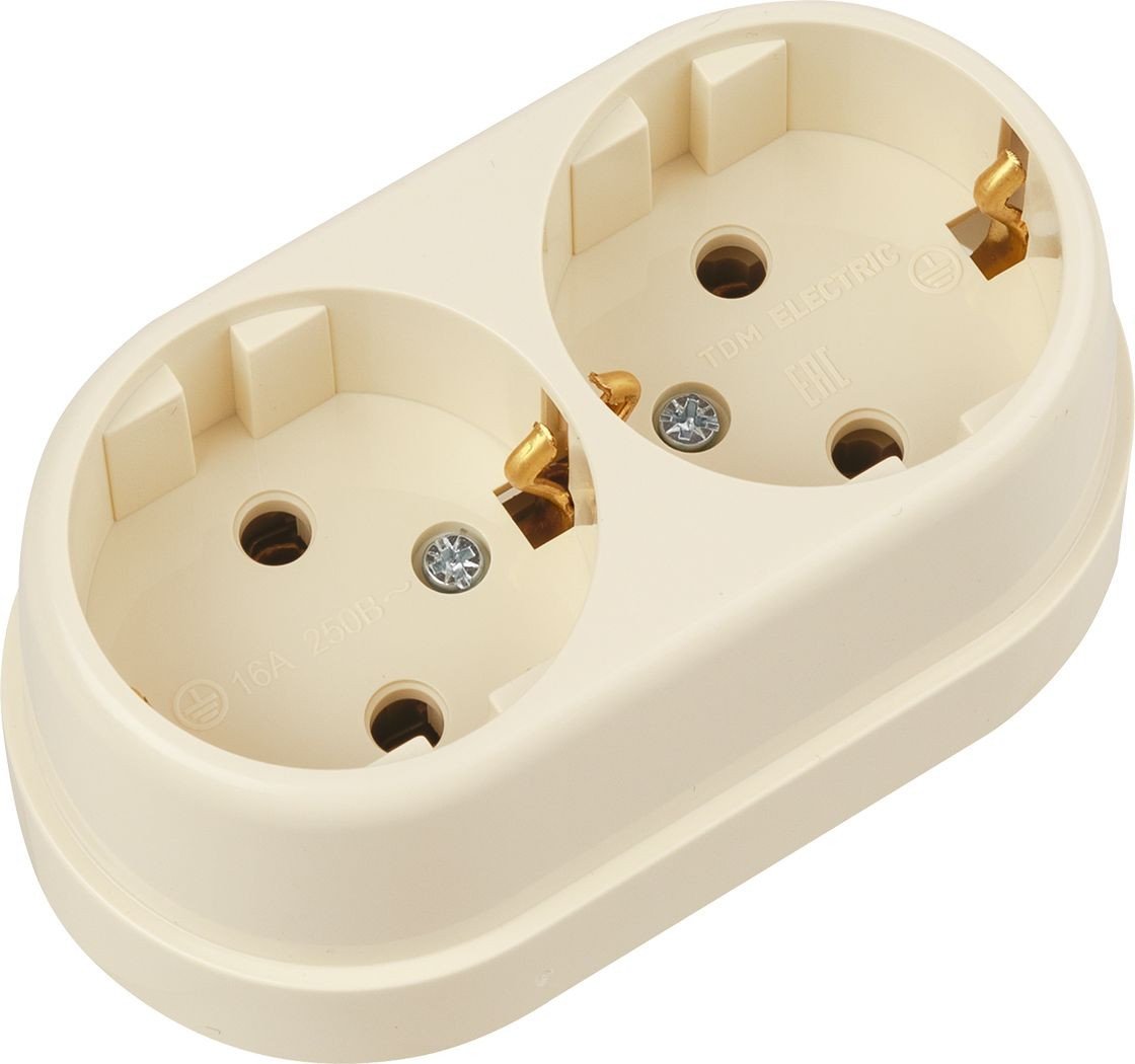 Розетка TDM Electric Ретро SQ1806-0532 (слоновая кость)