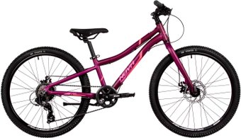 Велосипед Novatrack Novara 6.D 2025 24AHD.NOVARA.10VL5 (фиолетовый)