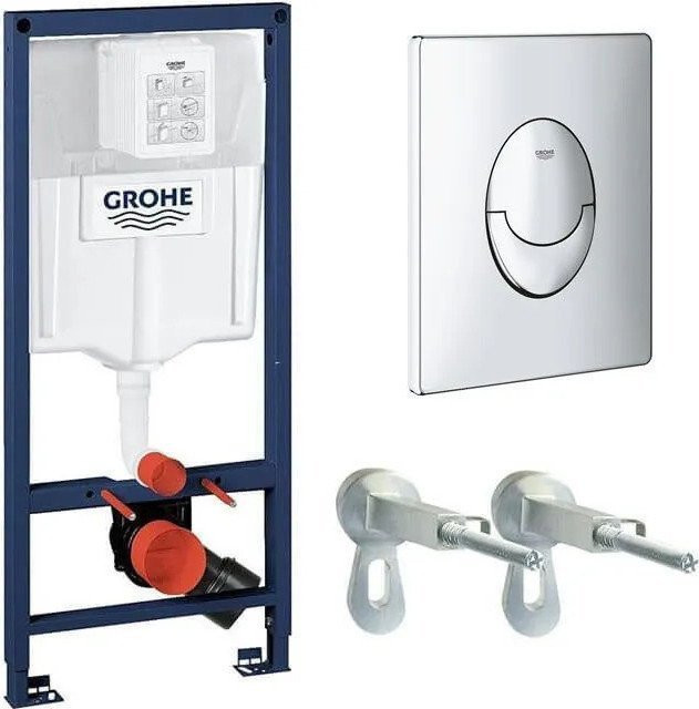 Унитаз подвесной Grado GD-W201T + GROHE Rapid SL 38721001 (с кнопкой смыва)