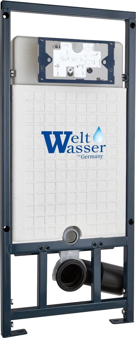 Унитаз подвесной Saniteco KW-9004W в комплекте с инсталляцией + Marberg 507 SE GL-WT + Marberg 507