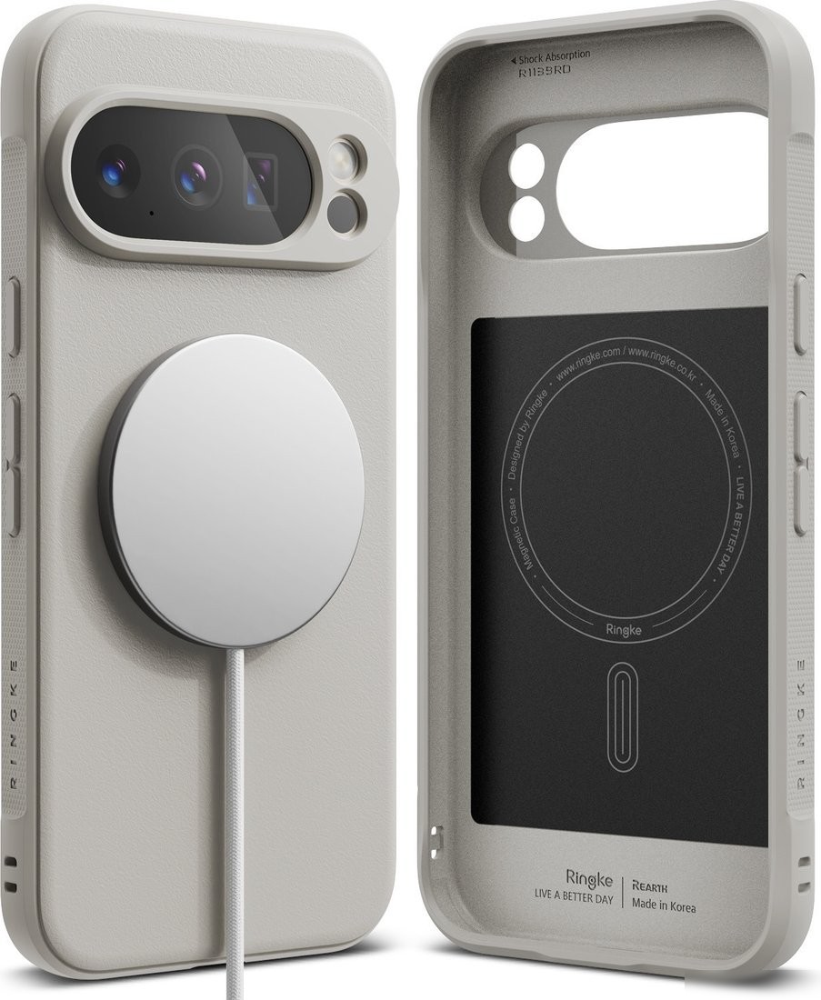 Чехол для телефона Ringke Onyx Magnetic для Pixel 10 Pro XL (Warm Gray)
