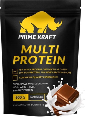 Протеин Prime Kraft Multi Protein (900г, молочный шоколад)