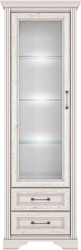 Шкаф-витрина BRW Stylius B169-REG1W2S с подсветкой (лиственница сибирская)