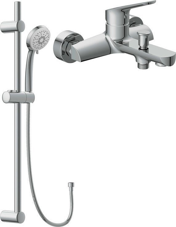 Душевой гарнитур Cersanit Flavis 63035 + Vibe 63067