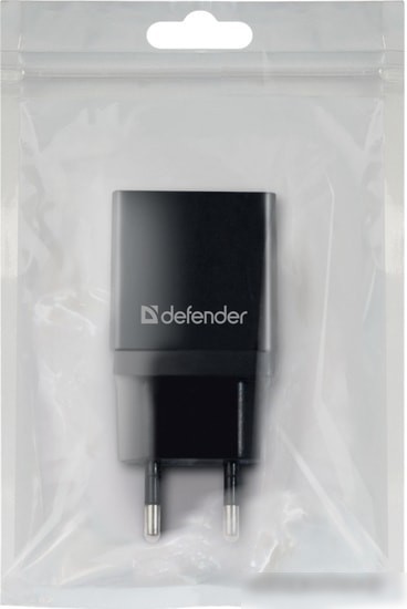 Сетевое зарядное Defender EPA-10 (черный)