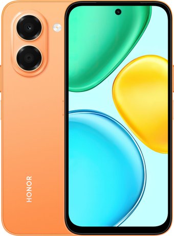 Телефон HONOR X7e LAB-LX1 6GB/256GB международная версия (оранжевый)