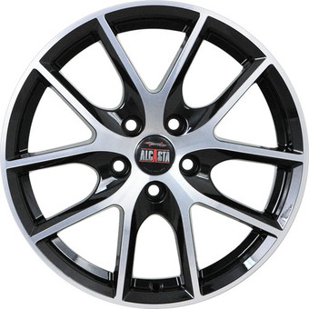 Литые диски Alcasta M59 16x6.5" 5x114.3мм DIA 66.1мм ET 40мм BKF