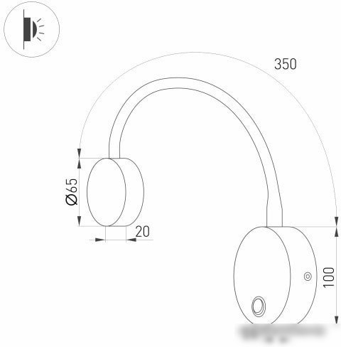 Спот Arlight SP-SON-R90-3W Warm3000 029628