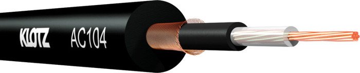 Кабель Klotz AC104SW.050 (50 м, черный)