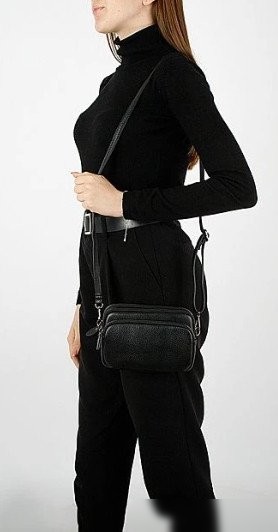 Женская сумка Poshete 886-60082H-BLK (черный)