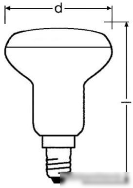 Светодиодная лампа Osram LV R60 7 SW/865 230V E14 10X1 RU