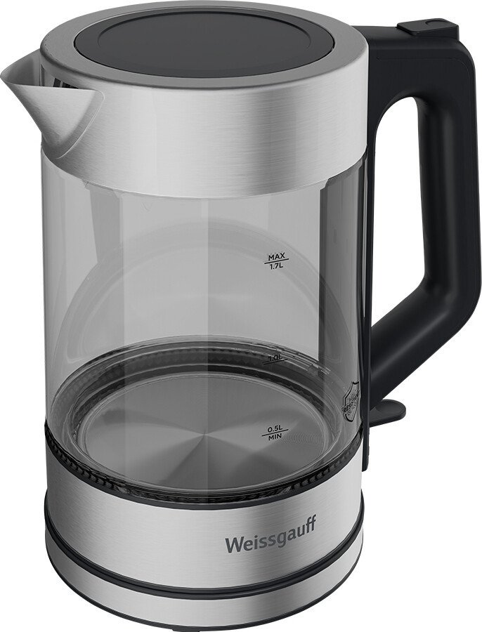 Электрический чайник Weissgauff WK 1720 EcoGlass Inox