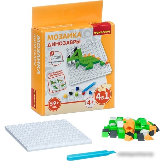 Мозаика/пазл Bondibon Мозаика Динозавры ВВ4425