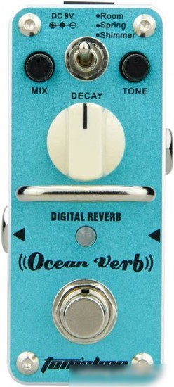 Гитарная педаль Tomsline Ocean Verb Digital Reverb AOV-3