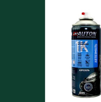 Автомобильная краска Auton алкидная - 394 Темно-зеленая - аэр. 520 мл