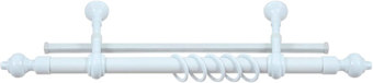 Карниз для штор Legrand Кантри + У-шина 48063464 (1.6 м, белый)