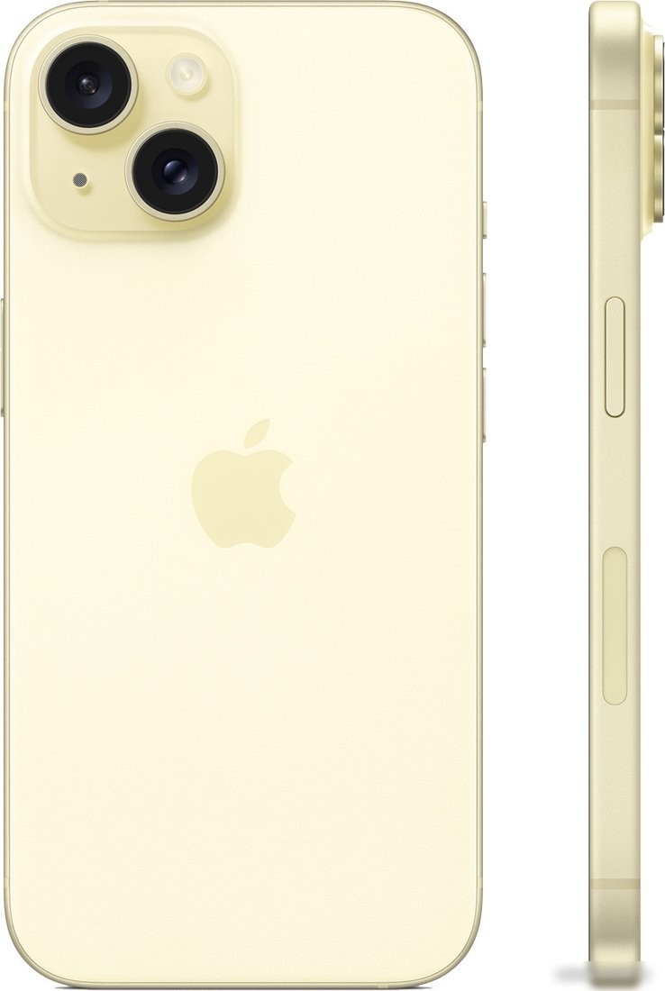 Телефон Apple iPhone 15 512GB (желтый)