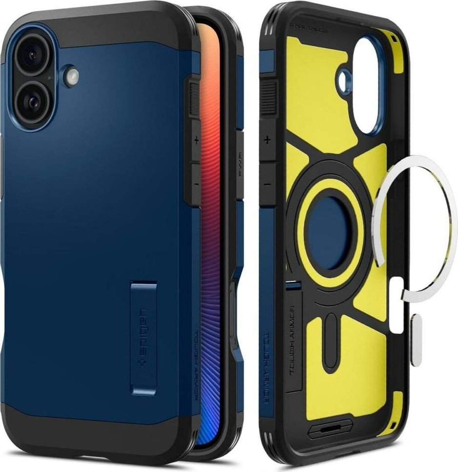 Чехол для телефона Spigen Tough Armor Mag Magsafe для iPhone 16 Navy Blue