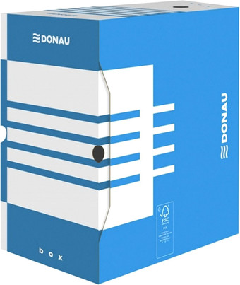 Коробка архивная Donau 7663401FSC-10 (синий)