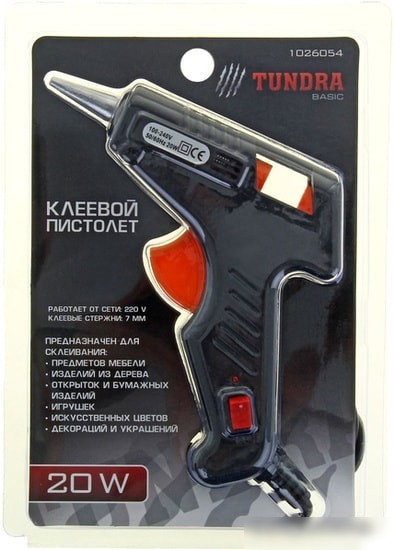 Термоклеевой пистолет Tundra Basic 1026054