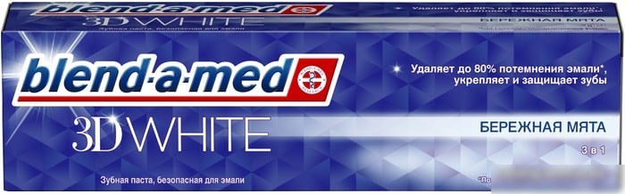 Зубная паста Blend-a-med 3D White Бережная Мята 100 мл