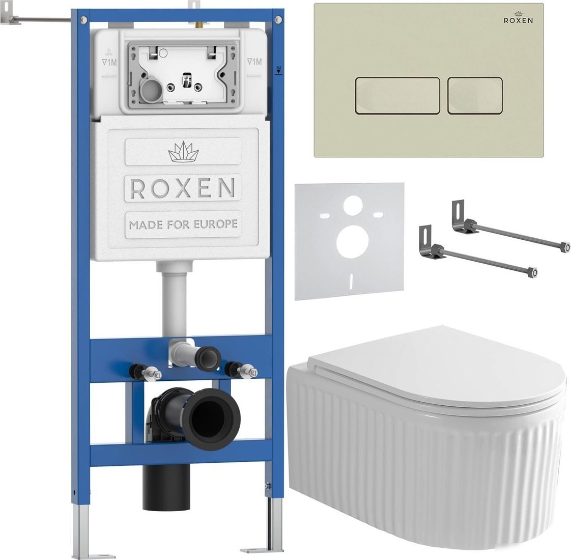 Унитаз подвесной Roxen StounFix Dual Fresh 968222