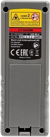 Лазерный дальномер Crown CT44028