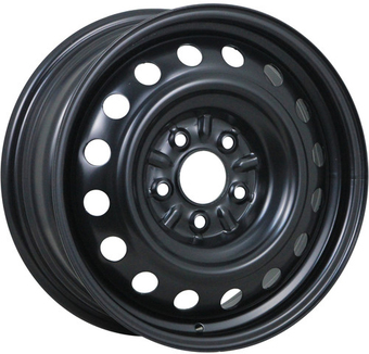 Штампованные диски TREBL R-1677 16x6.5" 5x114.3мм DIA 67.1мм ET 44мм black