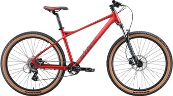 Велосипед Stark Hunter 27.2 HD M 2025 (красный матовый/черный)