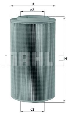 Воздушный фильтр Mahle Knecht LX2059