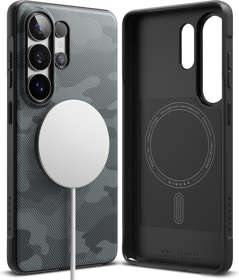 Чехол для телефона Ringke Onyx Magnetic для Galaxy S26 Ultra (Camo Black)