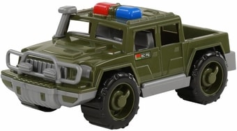 Игрушечный транспорт Полесье Пикап военный патрульный Защитник BY 63625