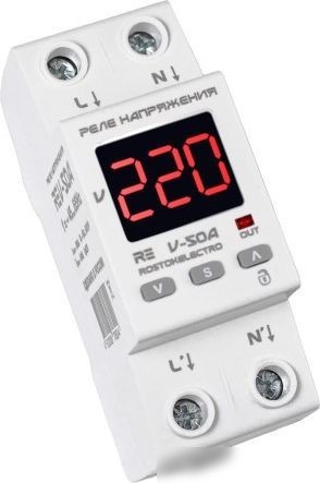 Реле напряжения RostokElektro V-50А RE
