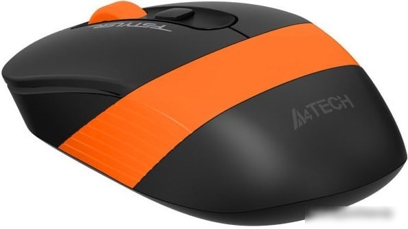 Мышь A4Tech Fstyler FG10S (черный/оранжевый)