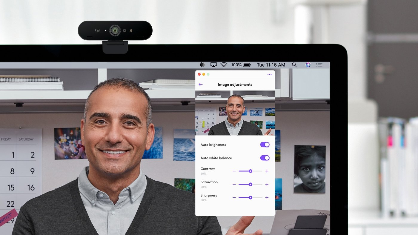 Веб-камера Logitech Brio Ultra HD Pro Business Webcam