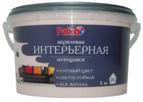 Краска Palizh Интерьерная моющаяся 3.7 кг (барбарис)