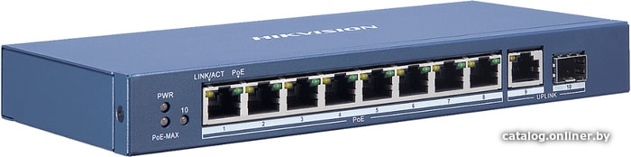 Коммутатор Hikvision DS-3E0510P-E