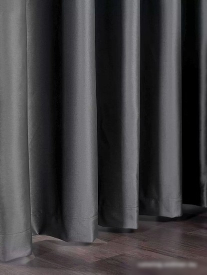 Комплект штор Soft Lines Бархат 9138-27 1.5x2.4 м (серый, 2 шт)