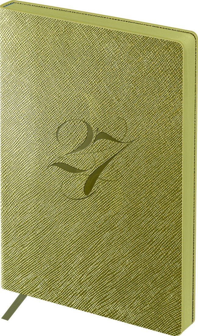 Ежедневник BG Shine. Olive 2027г DdА6+_68161 (176л, светло-зеленый)