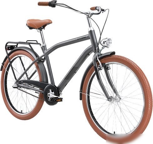 Велосипед Stark Comfort Man 28 D 8 speed р.16 HQ-0017938 2025 (черный матовый/темно-серый)